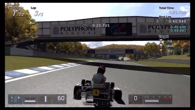 Gran Turismo 5 - Go Karting - Advanced: Autumn Ring Mini - Getting Gold смотреть онлайн