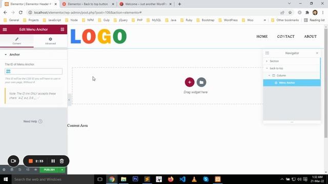 Create "Back to Top" button in Elementor website смотреть онлайн