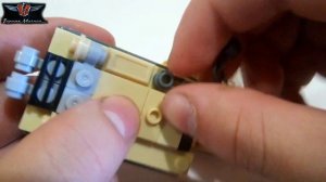 Лего мини танк Т-54 обр. 1 (самоделка из лего)