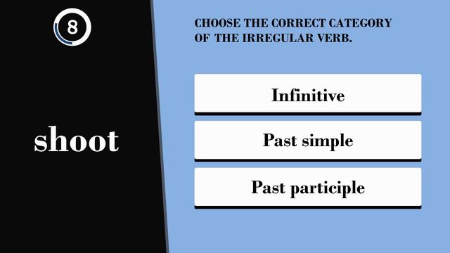 Can You Choose The Correct Category of Irregular Verbs? смотреть онлайн