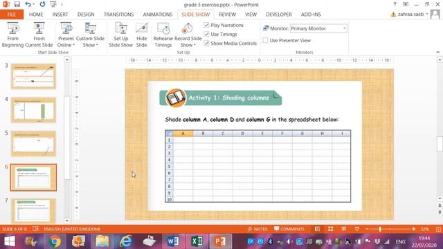 EXCEL/spreadsheet - grade 3 смотреть онлайн