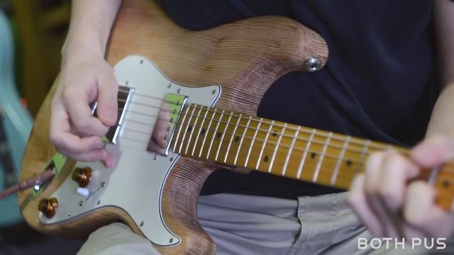 Belcat BH-20 humbuckers demo w/hardtail pine Stratocaster смотреть онлайн