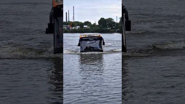 Swimbus Driving Out Of The Water смотреть онлайн