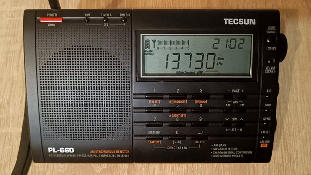 Tecsun PL-660 Music 4 Joy 13730 kHz 18:00 UTC 10.10.2023 смотреть онлайн