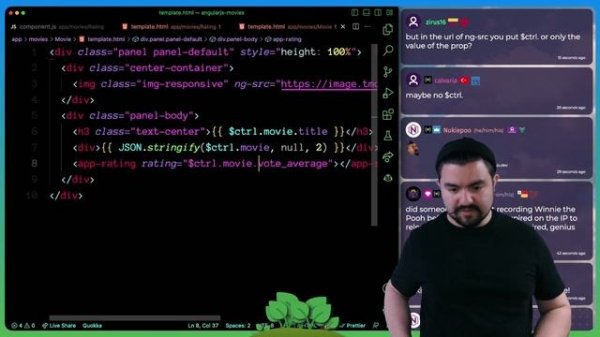 2023-04-03 - Building A Web App The "Old" Way with ES5 and AngularJS 1.8 - themoviedb API