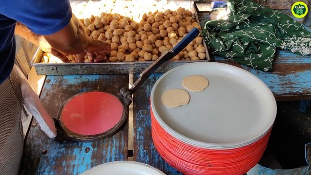 Spiciest Puri Bhaji Making | Lunchtime Rush For Aloo Puri | Indian Street Food
