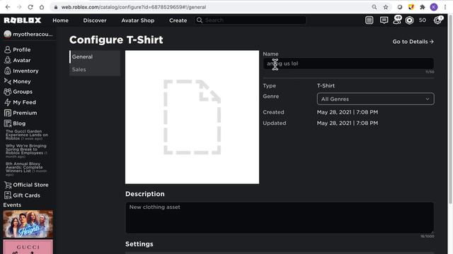how to upload a t-shirt in ROBLOX! смотреть онлайн