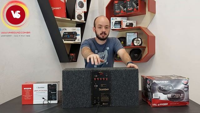 Caixa Residencial 6x9 Pioneer 6990 300W com Amp Bomber BT - Chacrinha Lançamento смотреть онлайн