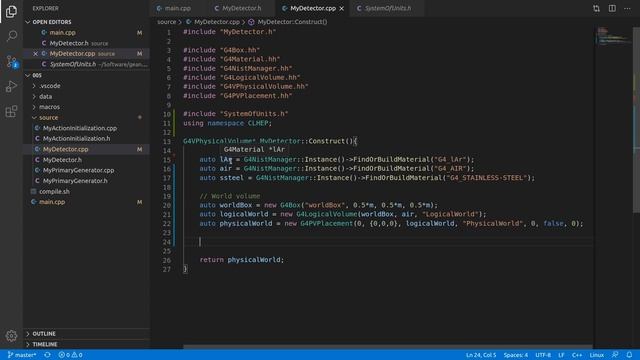 005 :: Geometria do Detector | Tutoriais de Geant4 смотреть онлайн