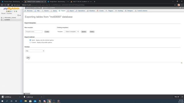 How to export or import databases using phpMyAdmin смотреть онлайн