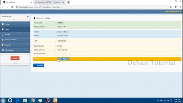 Aplikasi Service Center Berbasis Web - Free Souce Code смотреть онлайн