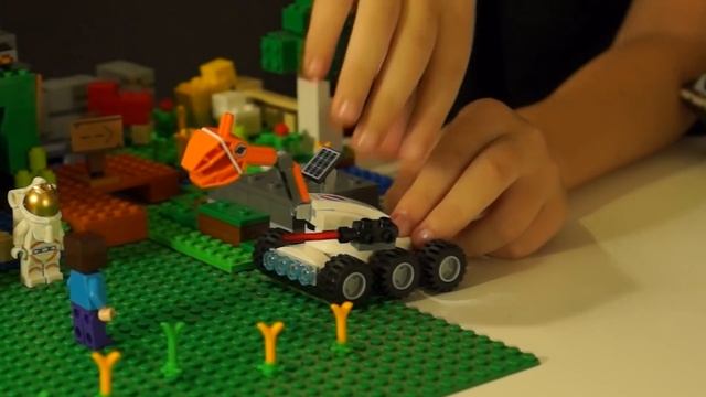 НУБик КАЧМАНАФТ ? LEGO Minecraft против LEGO CITY - Анимация смотреть онлайн