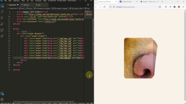 Swiper.js Tutorial: How to Build an Auto-Playing Card Slider with HTML, CSS & JS смотреть онлайн