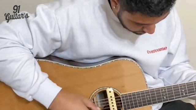 Violão 91guitats PD15 folk dreadnought custom guitars Brazilian смотреть онлайн