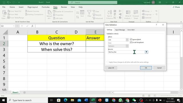 How to Create a Drop-Down List in Excel - Tutorial смотреть онлайн