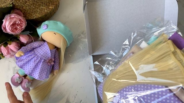 Набор для шитья куклы - текстильная кукла Фиона | Handmade Fabric Doll смотреть онлайн