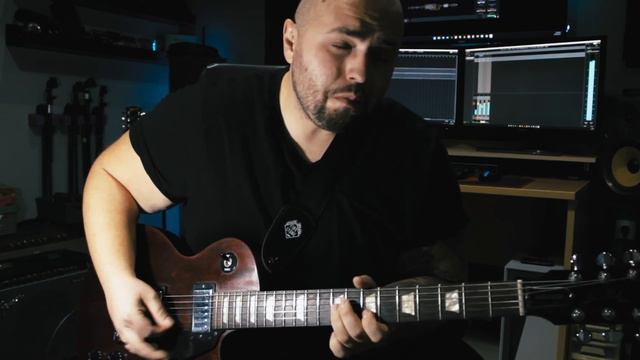 DAVID NESKOSKI - Slow Blues Improvisation in B minor - Les Paul Studio Faded Cherry смотреть онлайн