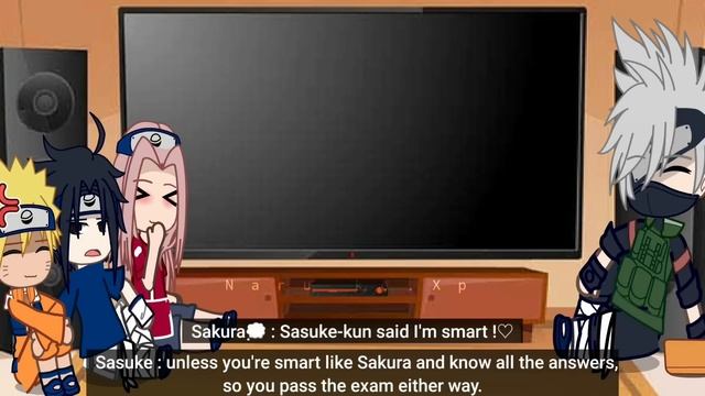Team 7 Og react | Chunin exams | slight Sasusaku | part 2 | Naruto смотреть онлайн