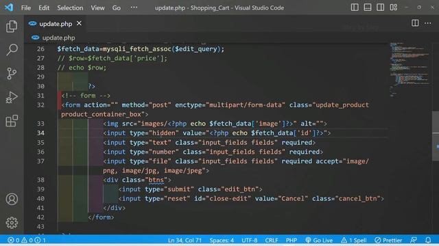 Build an Unstoppable Shopping Cart with PHP and MySQL- Update Products || Display Data #22 смотреть онлайн