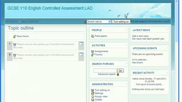 Drew Buddie : Using Moodle to administer GCSE Controlled Assessments смотреть онлайн