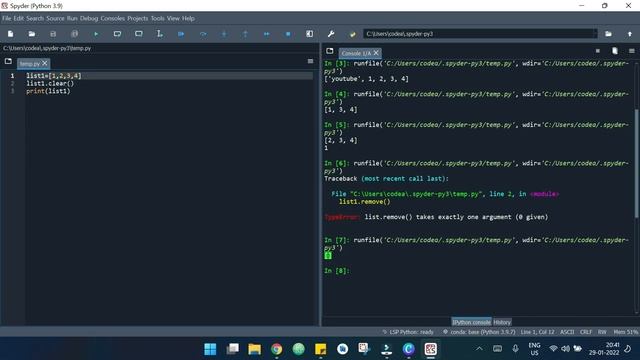 List Methods in Python | codeayan смотреть онлайн