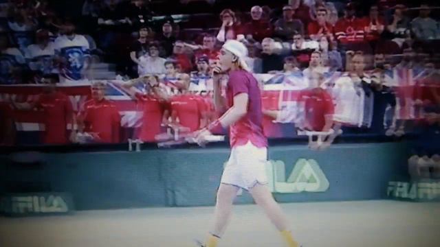 Davis Cup - Great Britain win after umpire hit with ball смотреть онлайн