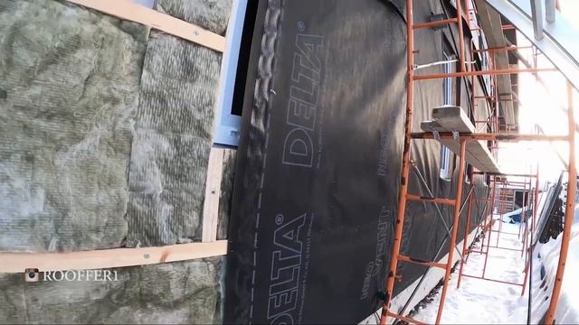 СТРОИТЕЛЬСТВО ЗАГОРОДНОГО ДОМА ИЗ ГАЗОБЕТОНА 9. УТЕПЛЕНИЕ СТЕН ДОМА