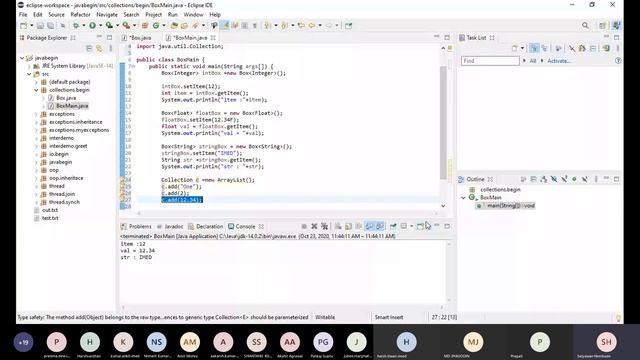 Java Collections 01 Introduction to generic programming by Dr.Hembade смотреть онлайн