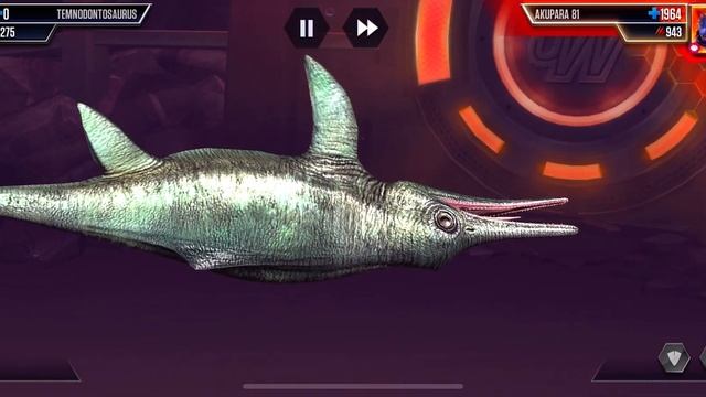 NEW TEMNODONTOSAURUS - JURASSIC WORLD THE GAME смотреть онлайн