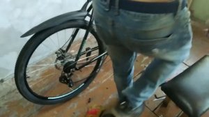 Замена каретки велосипеда на промышленных подшипниках