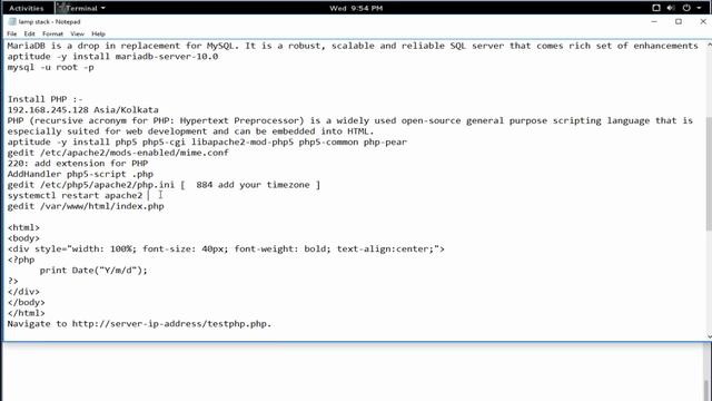 Install Linux, Apache, MySQL, PHP , LAMP stack on debain 8.5 смотреть онлайн