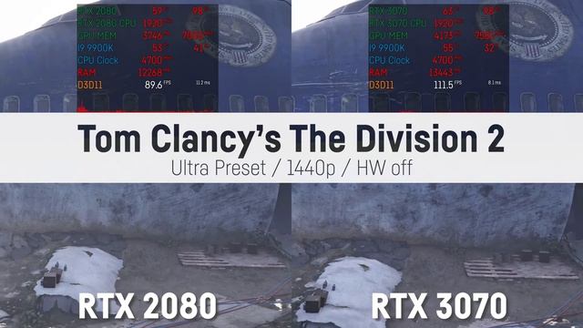 RTX 2080 vs RTX 3070 / 11 Games Tested (1440P/WQHD) смотреть онлайн