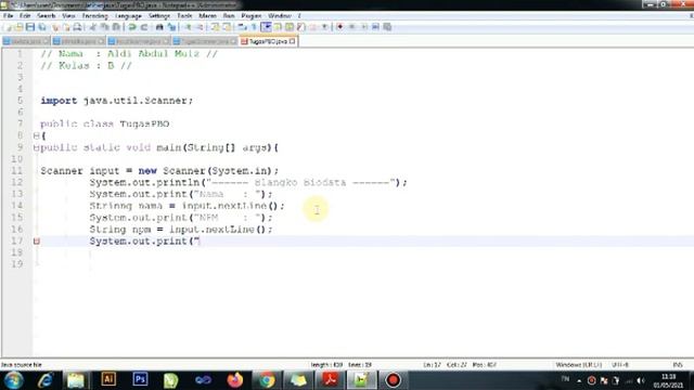 Input Data Bahasa Java (Scanner) смотреть онлайн