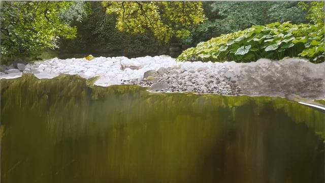 Oil Painting - A Photo Realistic River смотреть онлайн