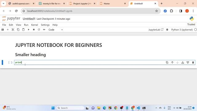 Python Jupyter Notebook Complete guide #1 смотреть онлайн