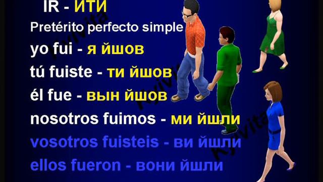Ir | Pretérito perfecto simple смотреть онлайн