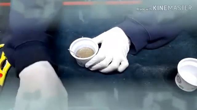 Заливка эпоксидной смолы с песком Sand epoxy filling 砂環氧填充物 смотреть онлайн