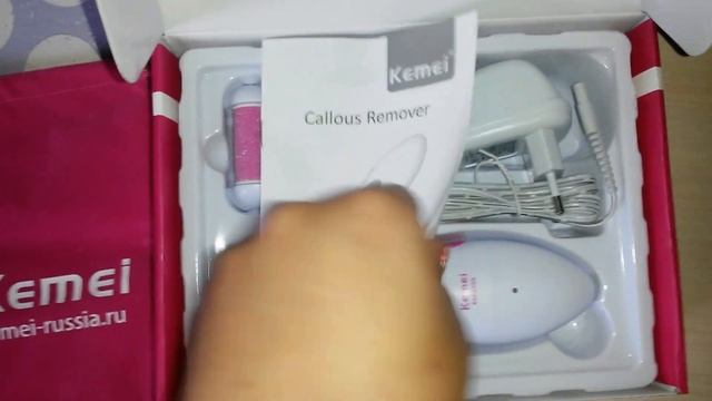 Обзор. Роликовая пилка для ног Kemei. смотреть онлайн