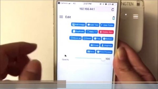 Mbrush mini portable hand held printer APP Step by Step Instruction | Dream Mama