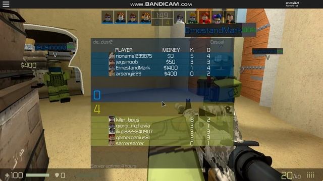 Играем в роблокс Counter Blox Roblox Offensive [сорри что без звука] смотреть онлайн
