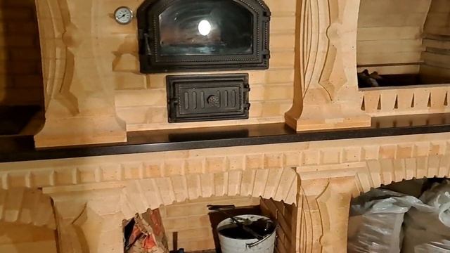 Облицовка банной печи "Гефест". смотреть онлайн