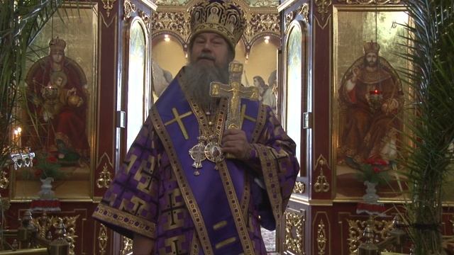 Проповедь епископа Максима в Казанском соборе города Лебедянь смотреть онлайн
