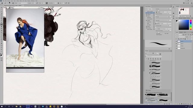 LET'S DRAW: CLOTHING & FOLDS on DYNAMIC FIGURES // HOW TO capture MOVEMENT // ? RefWed EP 03 смотреть онлайн
