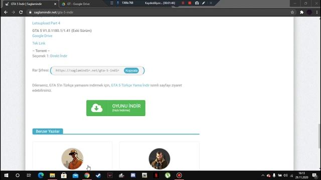 ÜCRETSİZ GTA 5 İNDİRME 2020 (SESLİ ANLATIM) смотреть онлайн