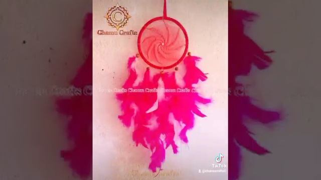 Pink and white color Dream Catcher ?⚪? смотреть онлайн