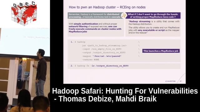 #HITBGSEC 2017 CommSec D1 - Hadoop Safari: Hunting For Vulnerabilities - T. Debize and M. Braik смотреть онлайн