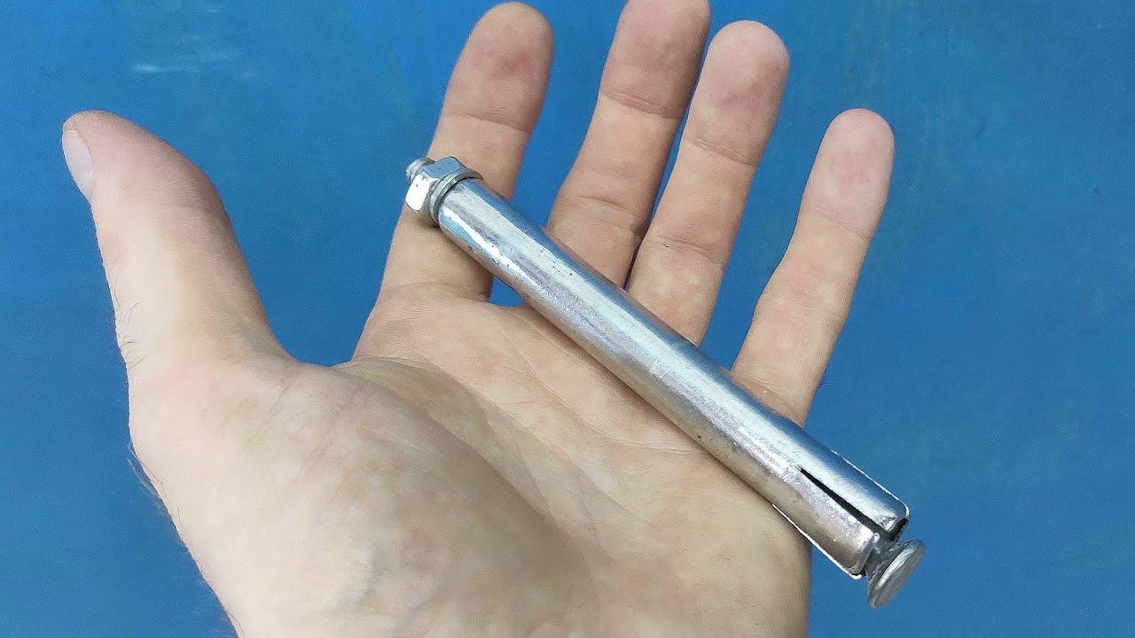 Удивительное изобретение первоклассного мастера. Самоделка из анкерного болта смотреть онлайн