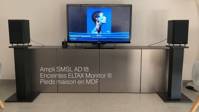 Eltax Monitor III + SMSL AD18 - test audio смотреть онлайн