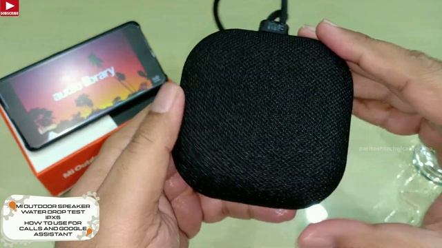 ?Xiaomi Mi Outdoor Bluetooth Speaker WATER DROP TEST!! IPX 5 Google & Calls Functions Price 1,399 смотреть онлайн