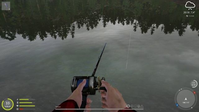 Русская рыбалка 4 - озеро Куори - Щука под базой смотреть онлайн